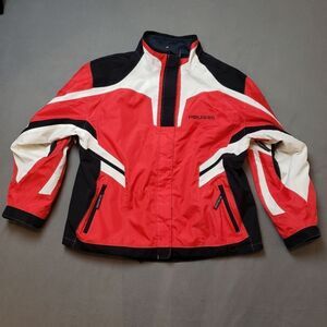 Pure Polaris riding jacket, ski snow snowmobile jacket red white black men’s XXL